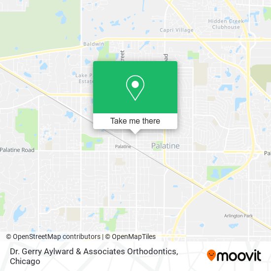 Mapa de Dr. Gerry Aylward & Associates Orthodontics