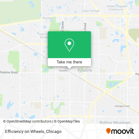 Efficiency on Wheels map