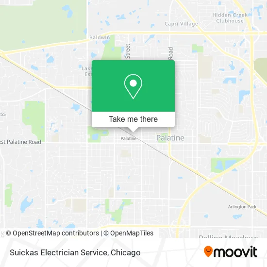 Suickas Electrician Service map