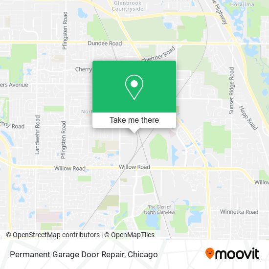 Permanent Garage Door Repair map