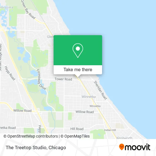 The Treetop Studio map