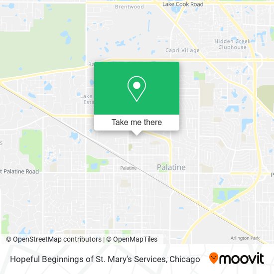Mapa de Hopeful Beginnings of St. Mary's Services