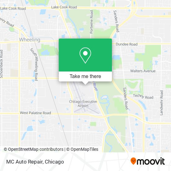 MC Auto Repair map