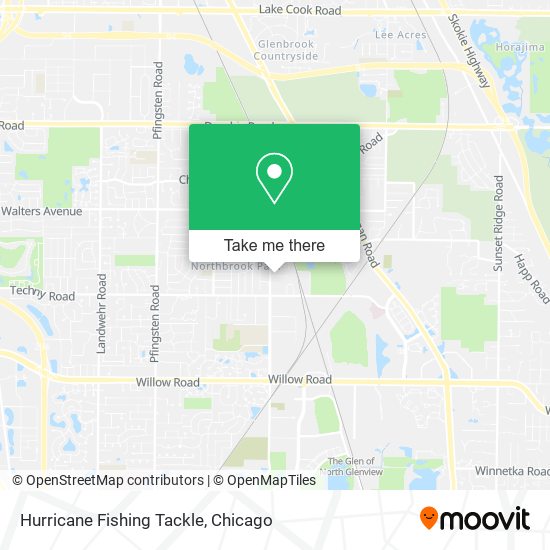 Hurricane Fishing Tackle map