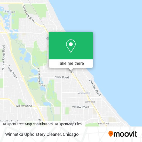 Winnetka Upholstery Cleaner map