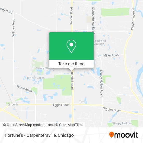 Fortune's - Carpentersville map