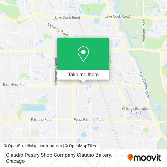 Mapa de Claudio Pastry Shop Company Claudio Bakery