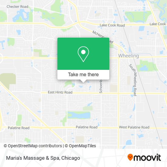 Maria's Massage & Spa map