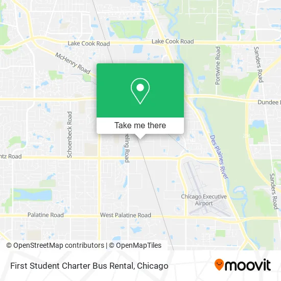 Mapa de First Student Charter Bus Rental