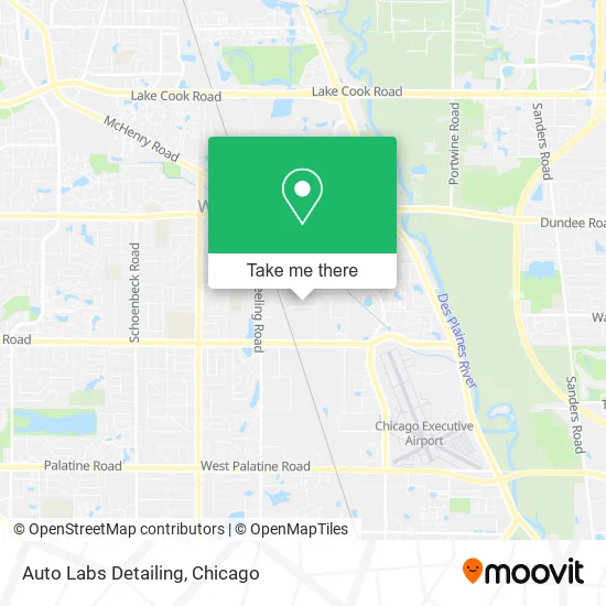 Mapa de Auto Labs Detailing
