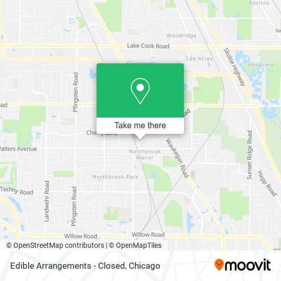 Mapa de Edible Arrangements - Closed