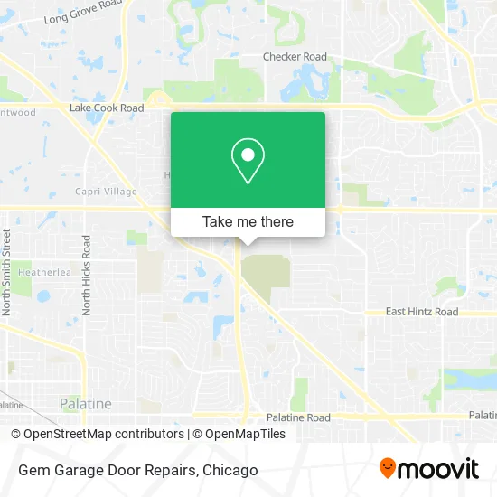 Gem Garage Door Repairs map