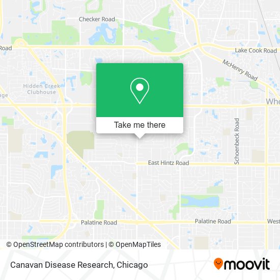 Canavan Disease Research map