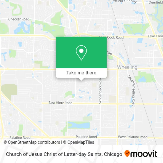 Church of Jesus Christ of Latter-day Saints map