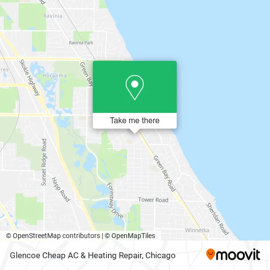 Glencoe Cheap AC & Heating Repair map