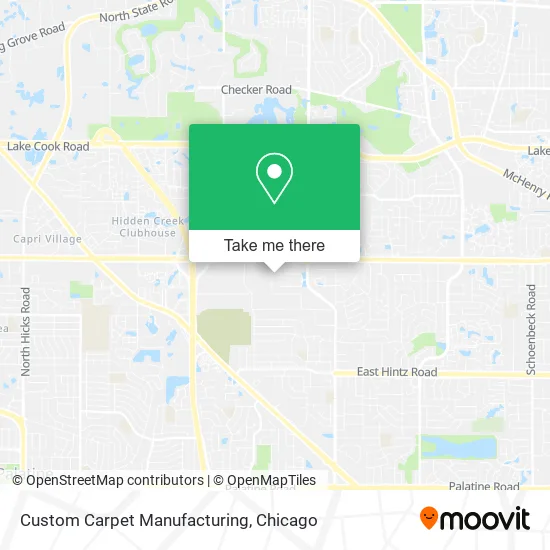 Custom Carpet Manufacturing map
