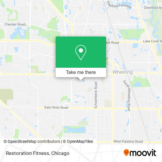 Restoration Fitness map