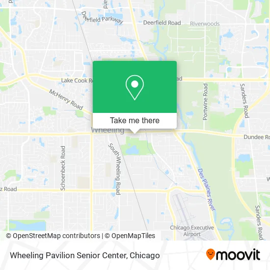 Mapa de Wheeling Pavilion Senior Center