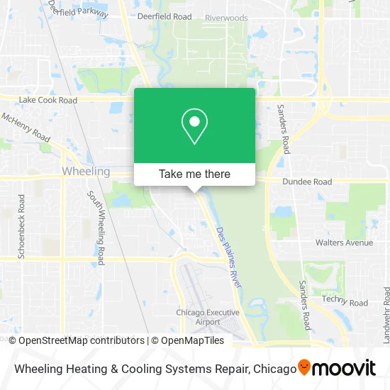Wheeling Heating & Cooling Systems Repair map