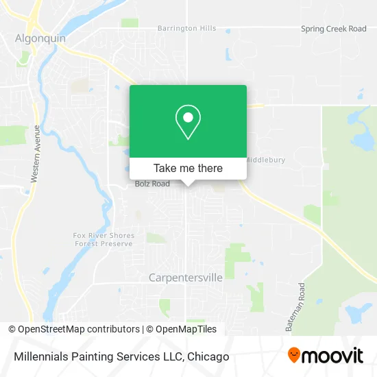 Millennials Painting Services LLC map