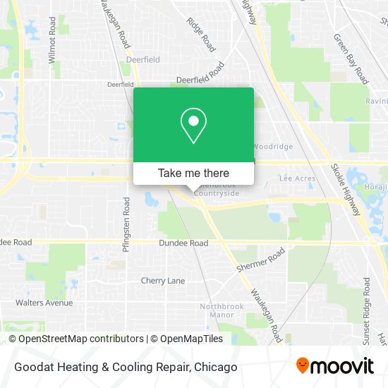 Mapa de Goodat Heating & Cooling Repair