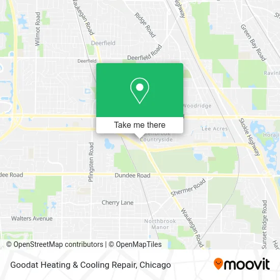 Goodat Heating & Cooling Repair map