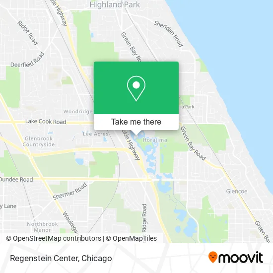 Regenstein Center map