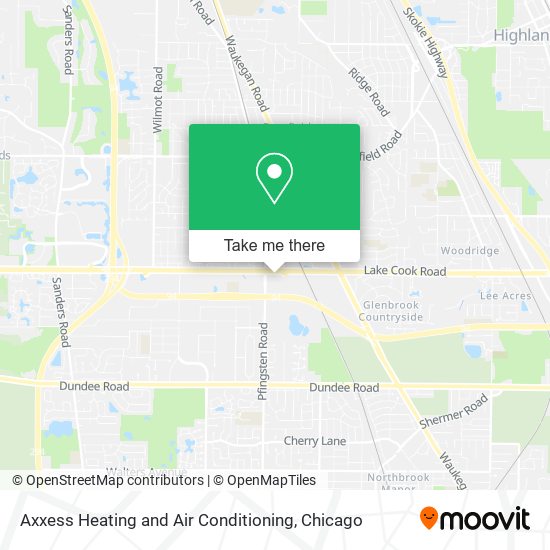 Mapa de Axxess Heating and Air Conditioning