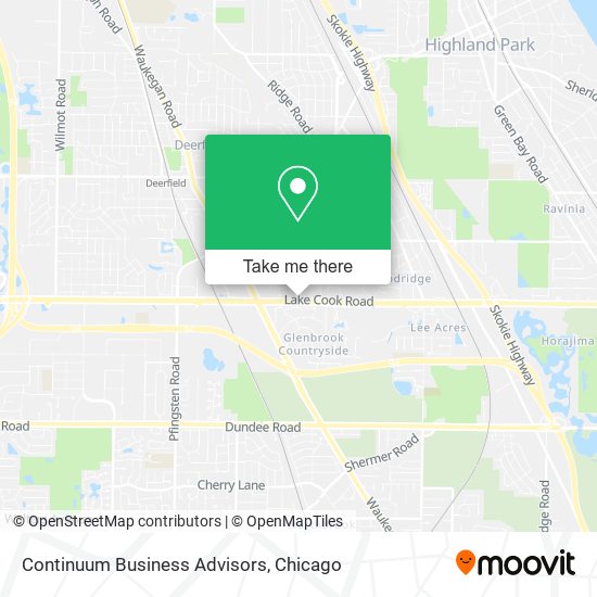 Continuum Business Advisors map