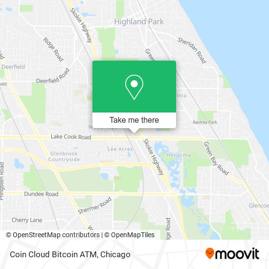 Coin Cloud Bitcoin ATM map