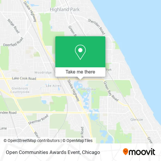 Mapa de Open Communities Awards Event