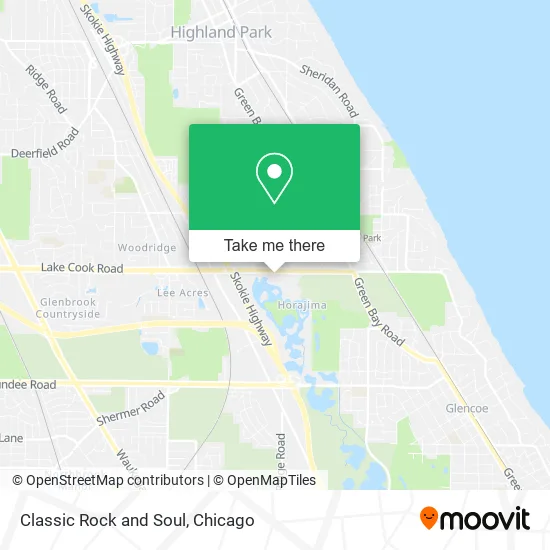 Classic Rock and Soul map