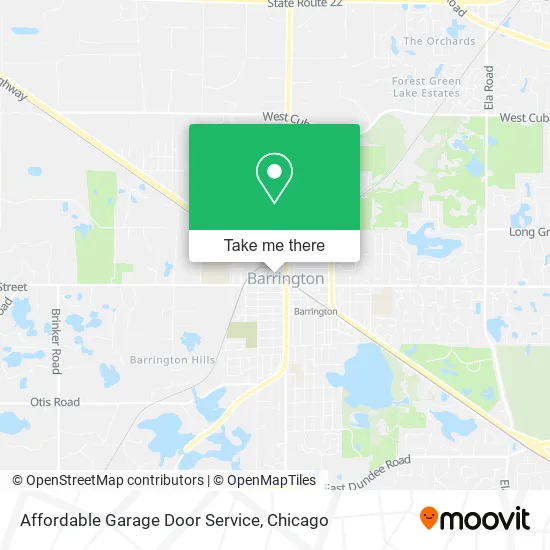 Affordable Garage Door Service map
