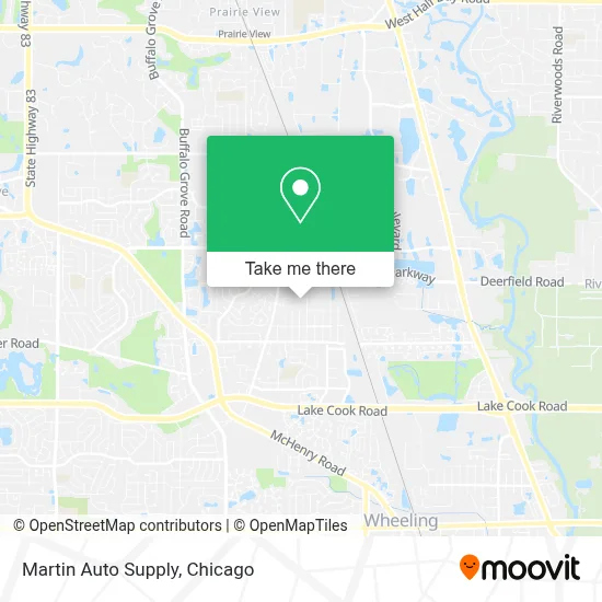 Martin Auto Supply map