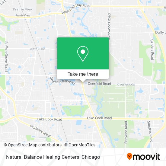 Natural Balance Healing Centers map
