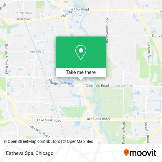 Mapa de Estheva Spa