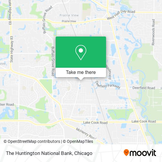 The Huntington National Bank map