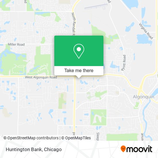 Huntington Bank map