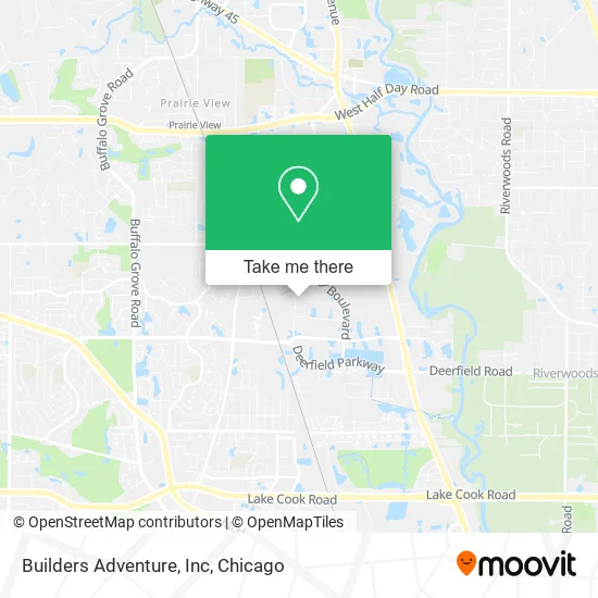 Builders Adventure, Inc map