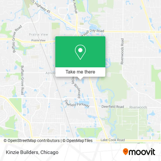 Mapa de Kinzie Builders