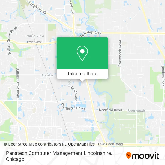 Panatech Computer Management Lincolnshire map