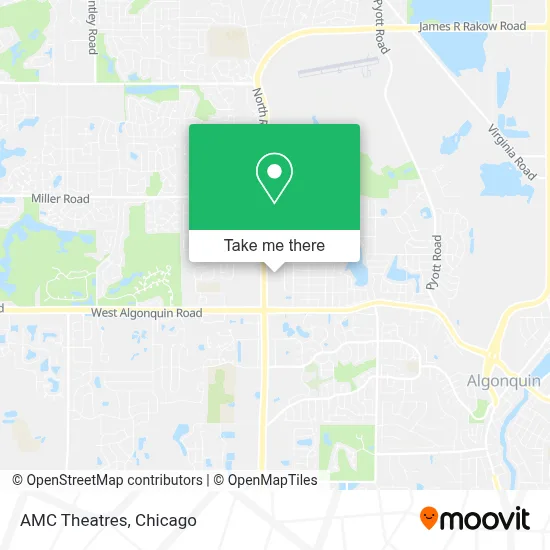 AMC Theatres map