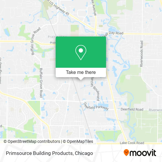 Primsource Building Products map