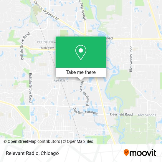 Mapa de Relevant Radio