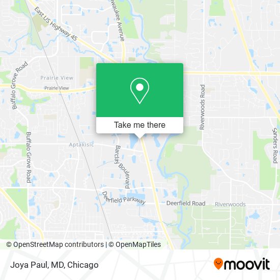 Mapa de Joya Paul, MD