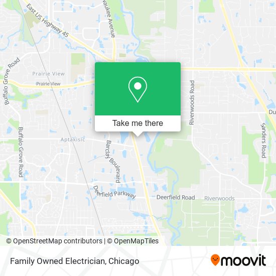 Family Owned Electrician map