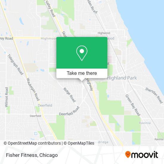 Fisher Fitness map