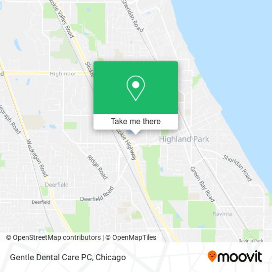 Mapa de Gentle Dental Care PC