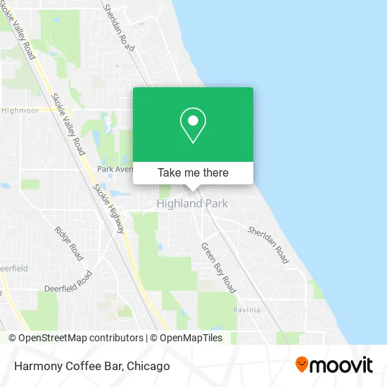 Harmony Coffee Bar map