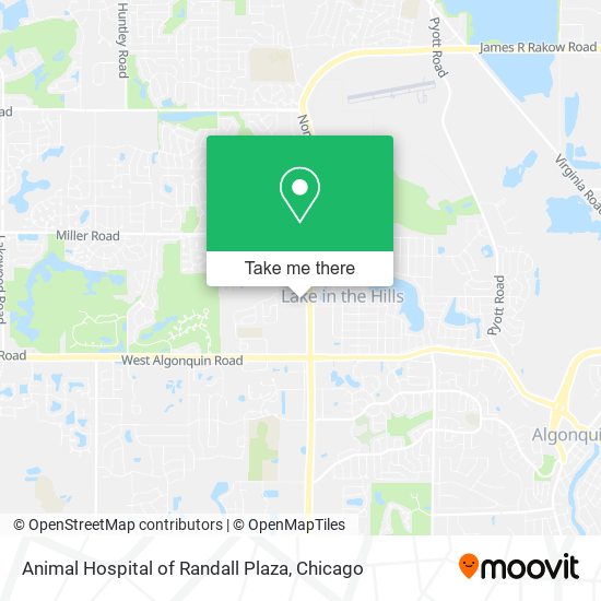 Animal Hospital of Randall Plaza map